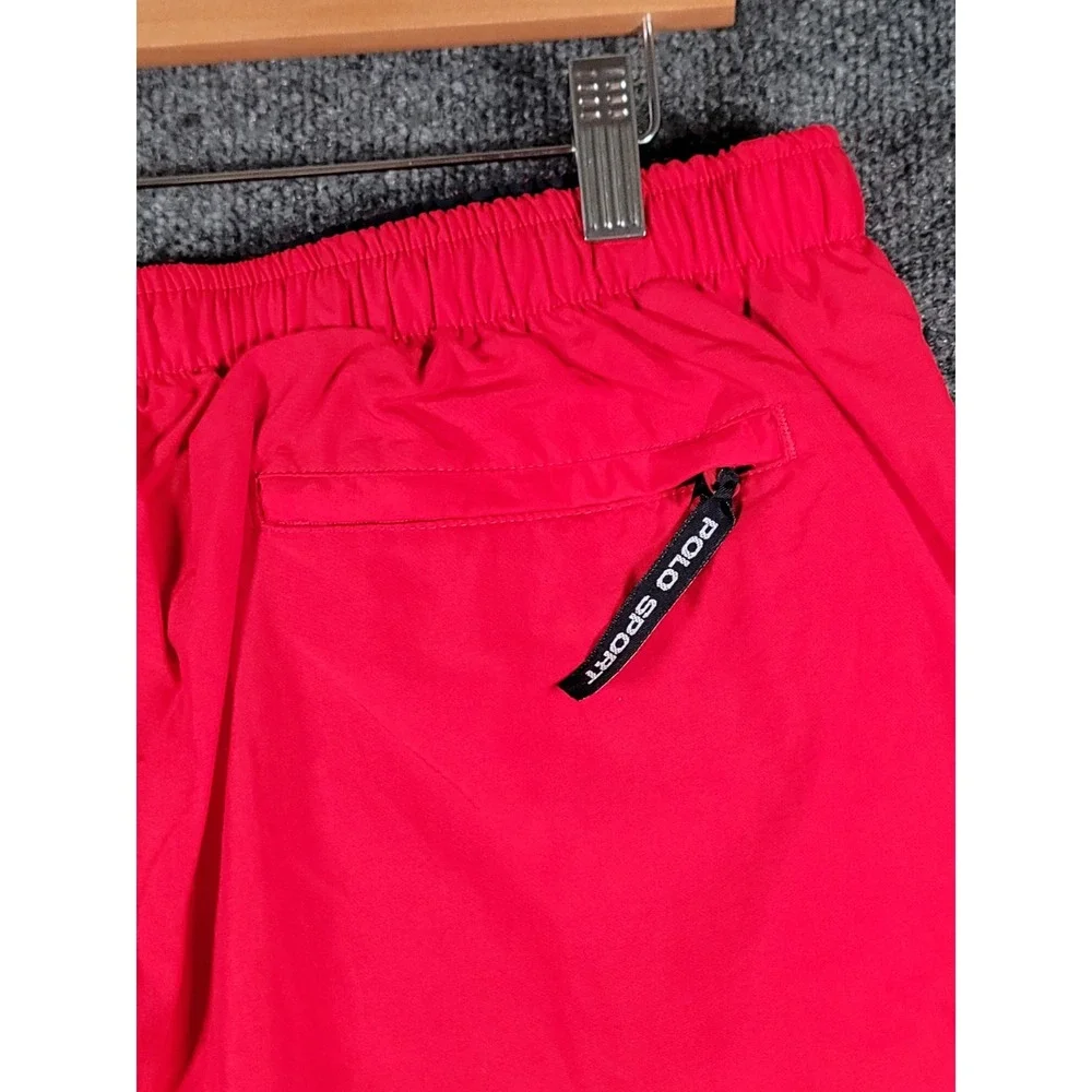 Vintage Polo Sport Ralph Lauren Swim Trunks Mens XXL Red Shorts Mesh Lined NWT